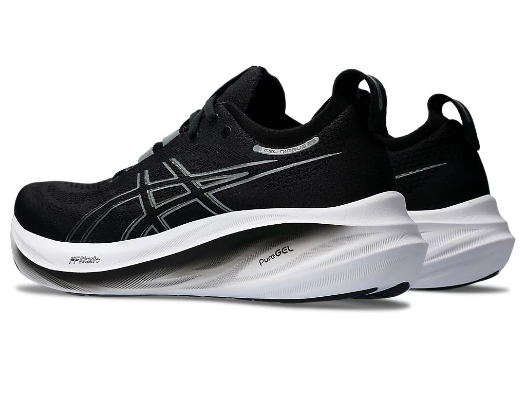 Asics Mens Gel Nimbus 26 - Black/Graphite Grey - Neutral