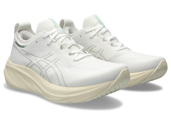 Asics Mens Gel Nimbus 26 - White/White - Neutral