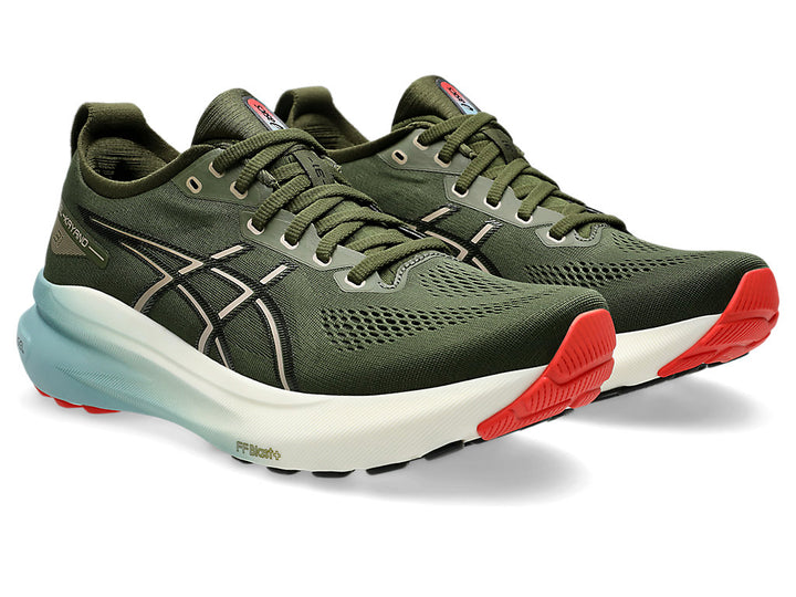 Asics Mens Gel Kayano 31 - Smog Green/Black - Stability