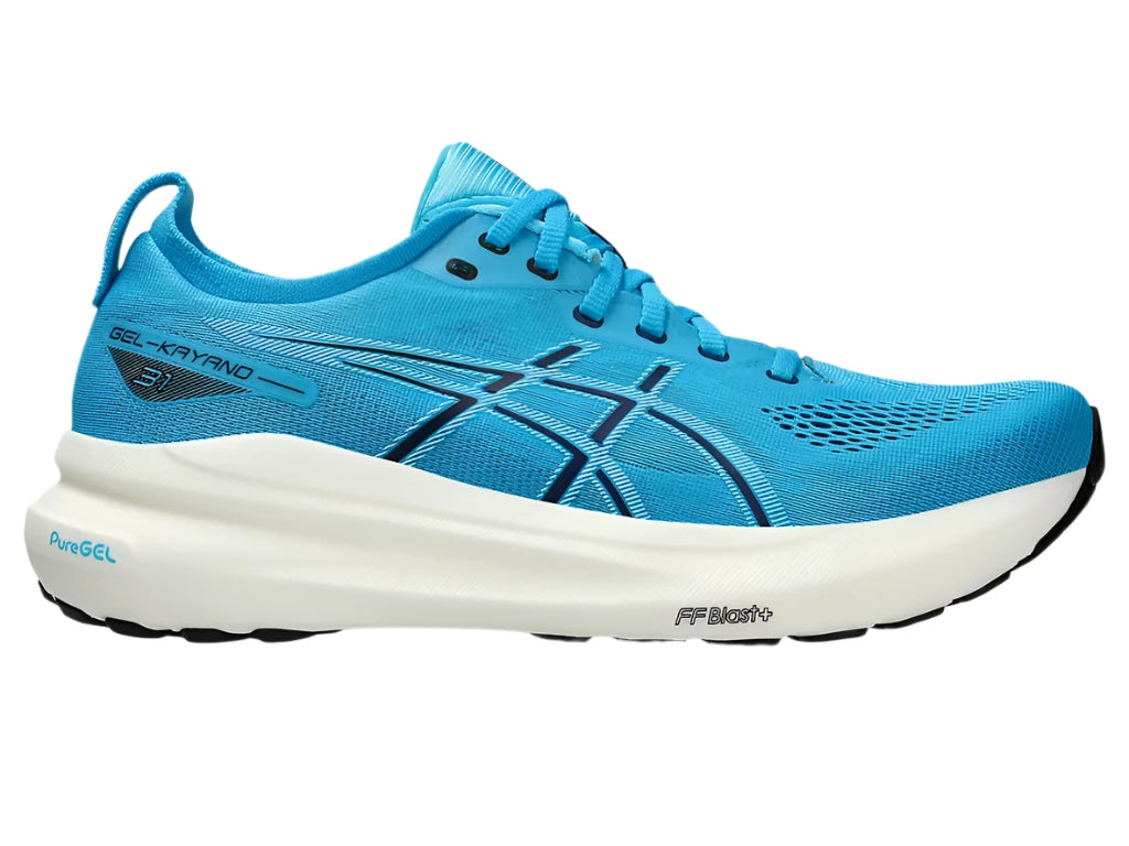 Asics Mens Gel Kayano 31 - Digital Aqua/Bright Cyan - Stability