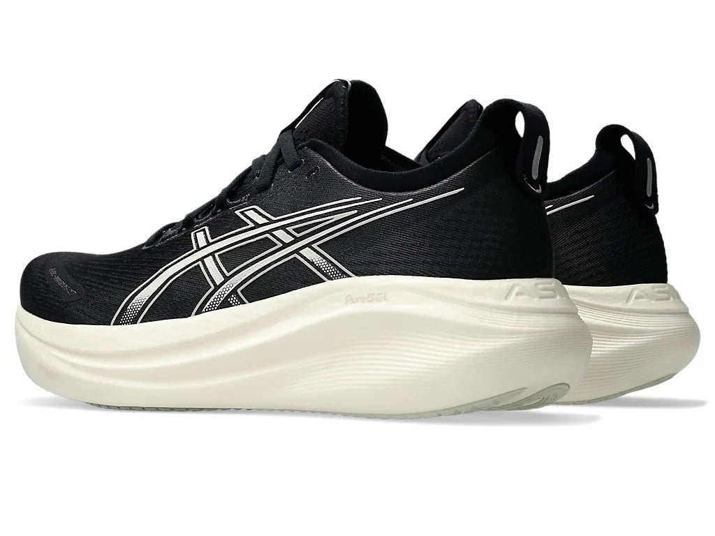 Asics Mens Gel Nimbus 27 - Black/Lake Grey - Neutral - SS25