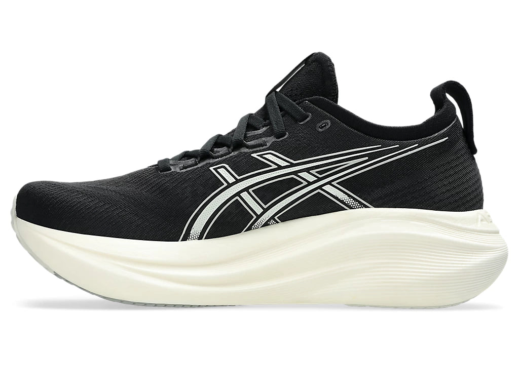 Asics Mens Gel Nimbus 27 - Black/Lake Grey - Neutral - SS25