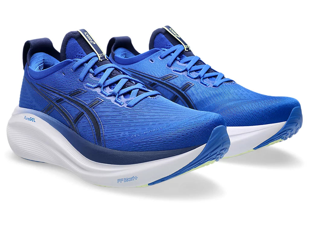 Asics Mens Gel Nimbus 27 - Illusion Blue/Indigo Blue - Neutral - SS25