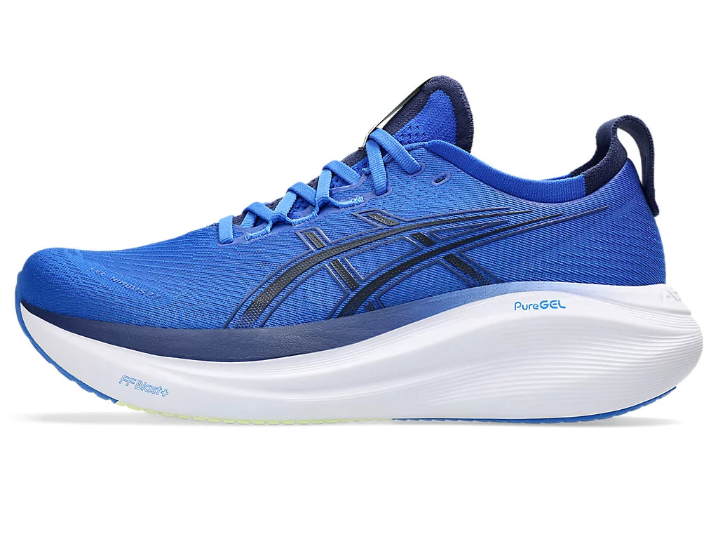 Asics Mens Gel Nimbus 27 - Illusion Blue/Indigo Blue - Neutral - SS25