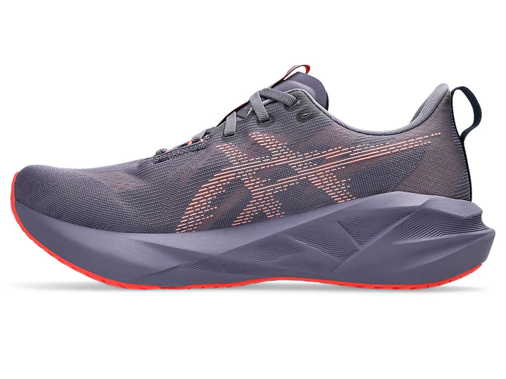 Asics Mens Novablast 5 - Greyish Purple/Coral Reef - Neutral - SS25