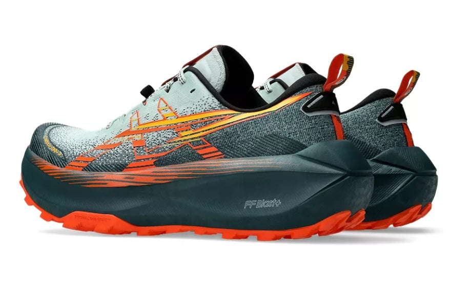 Asics Mens Trabuco Max 4 - Cold Moss/Nova Orange - Trail - SS25