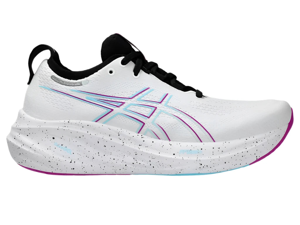 Asics Womens Gel Nimbus 26 - White/Soothing Sea - Neutral