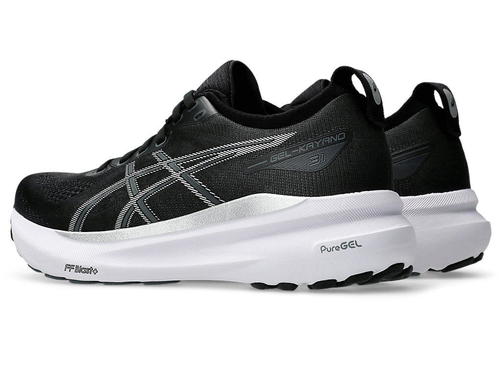 Asics Womens Gel Kayano 31 - Black/Pure Silver - Stability - SS25