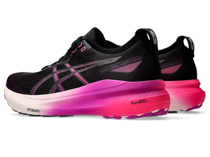 Asics Womens Gel Kayano 31 - Black/Bold Magenta - Stability