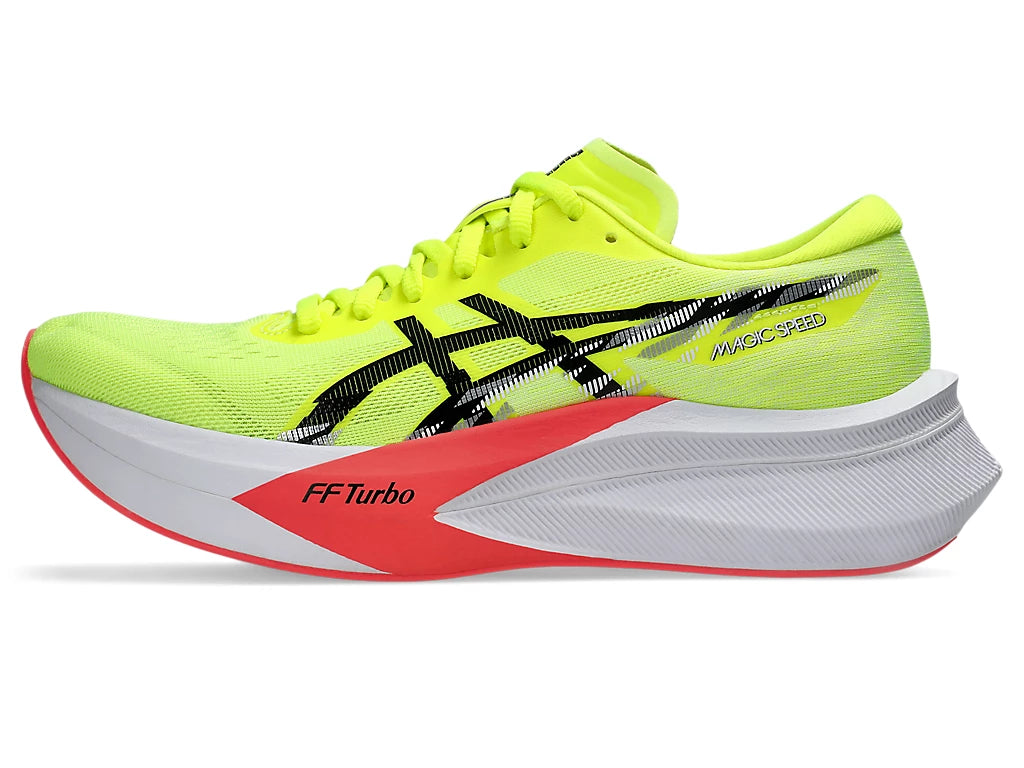 Asics Womens Magic Speed 4 - Safety Yellow/Black - Racing