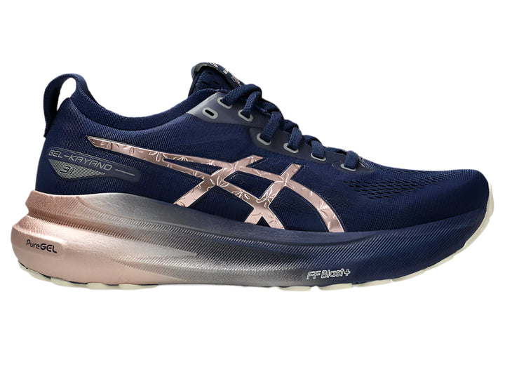 Asics Womens Gel Kayano 31 Platinum - Blue Expanse/Rose Gold - Stability