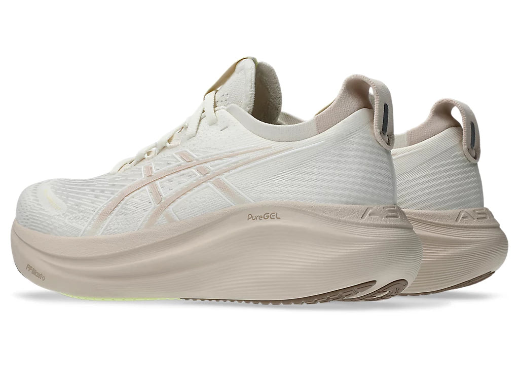 Asics Womens Gel Nimbus 27 - Cream/Mineral Beige - Neutral - SS25