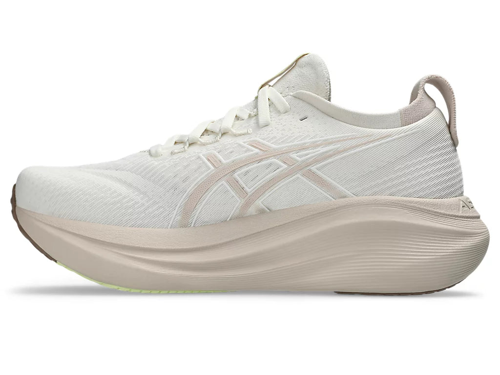 Asics Womens Gel Nimbus 27 - Cream/Mineral Beige - Neutral - SS25