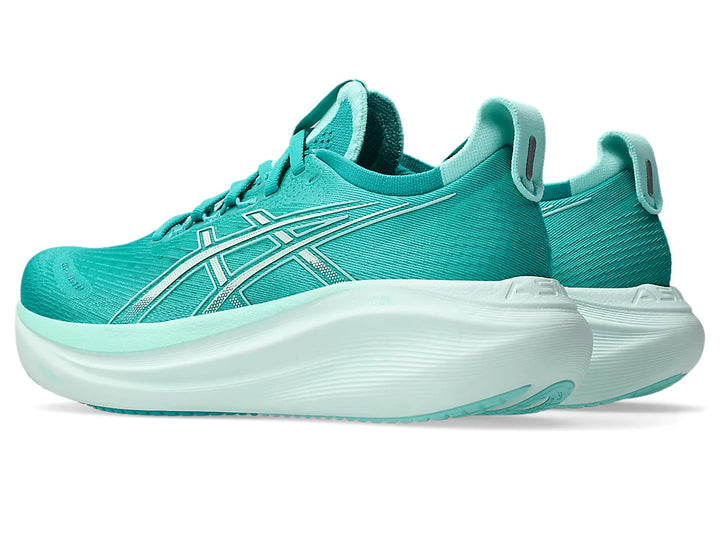 Asics Womens Gel Nimbus 27 - Wave Teal/Illuminate Mint - Neutral - SS25