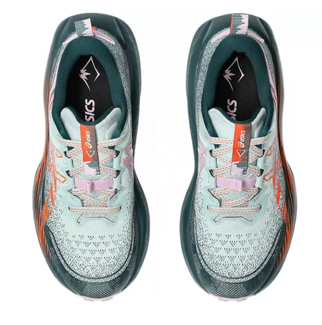 Asics Womens Trabuco Max 4 - Cold Moss/Nova Orange - Trail - SS25