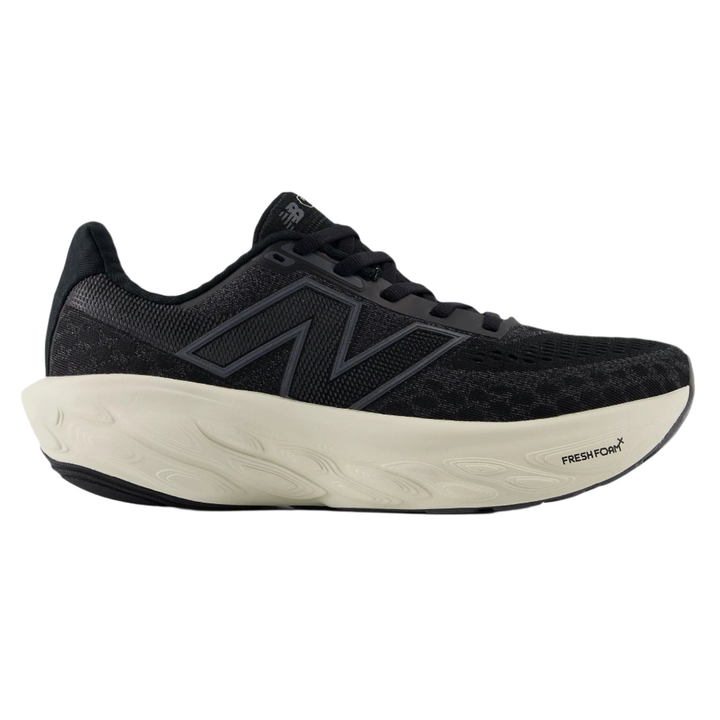 New Balance Womens 1080V14 Wide - D Width - Black/Phantom/Sea Salt - Neutral