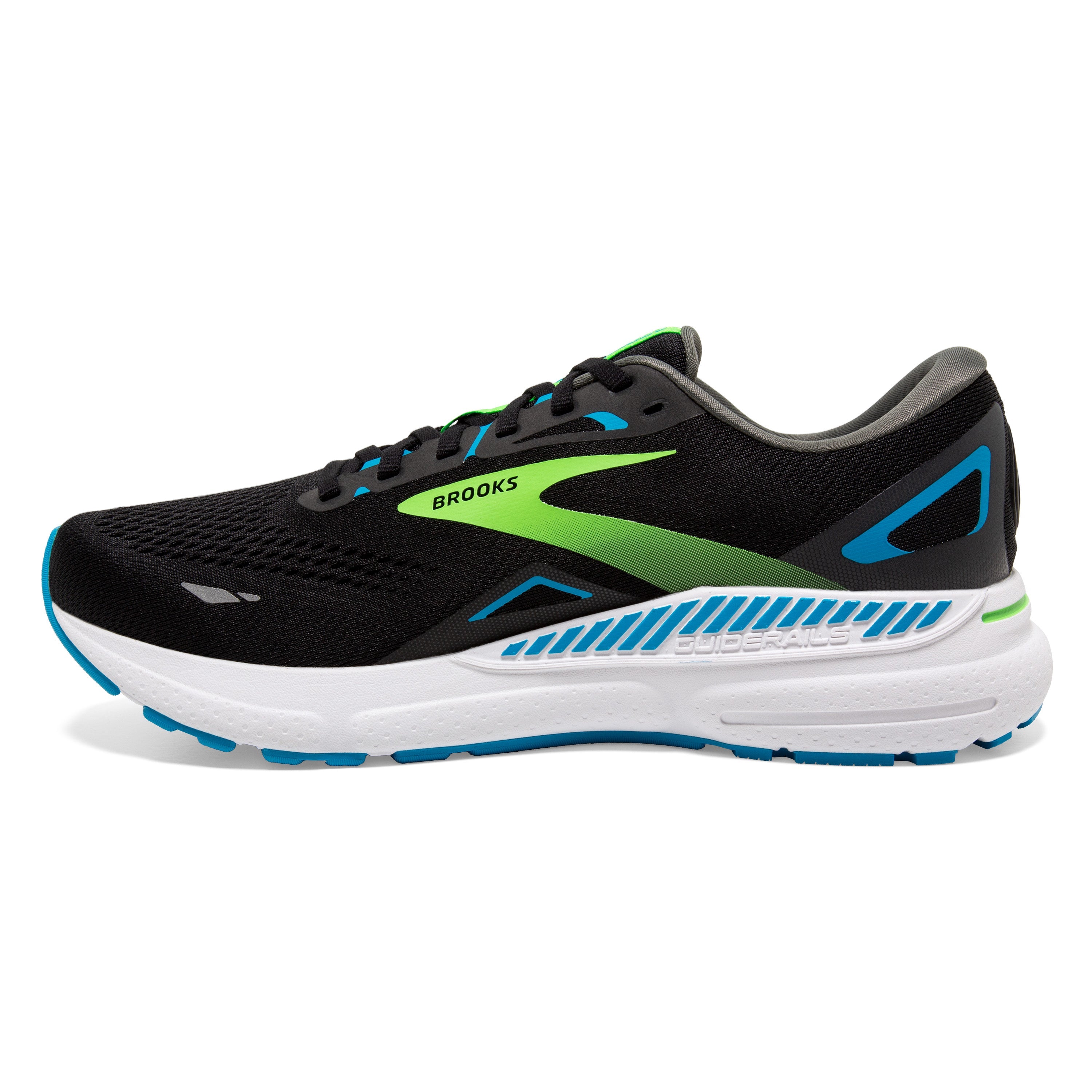 Brooks Mens Adrenaline GTS 23 Wide 2E Width Black Hawaiian Ocean G Run North West