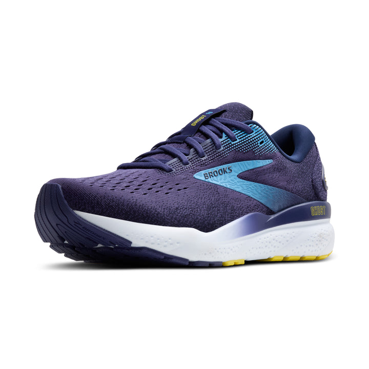 Brooks Mens Ghost 16 - Blue/Bonnie Blue/Yellow - Neutral - SS25