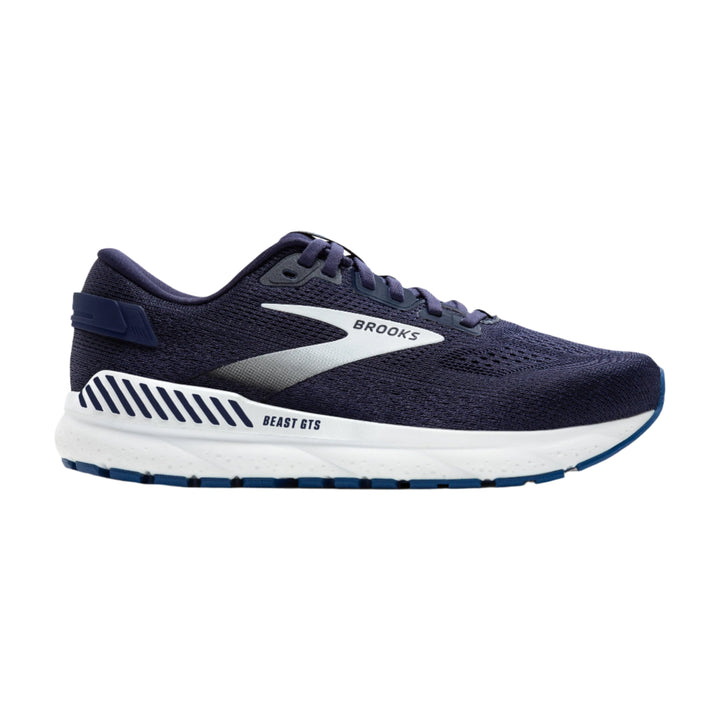 Brooks Mens Beast 24 GTS Extra Wide - 4E Width - Peacoat/True Navy/White - Stability