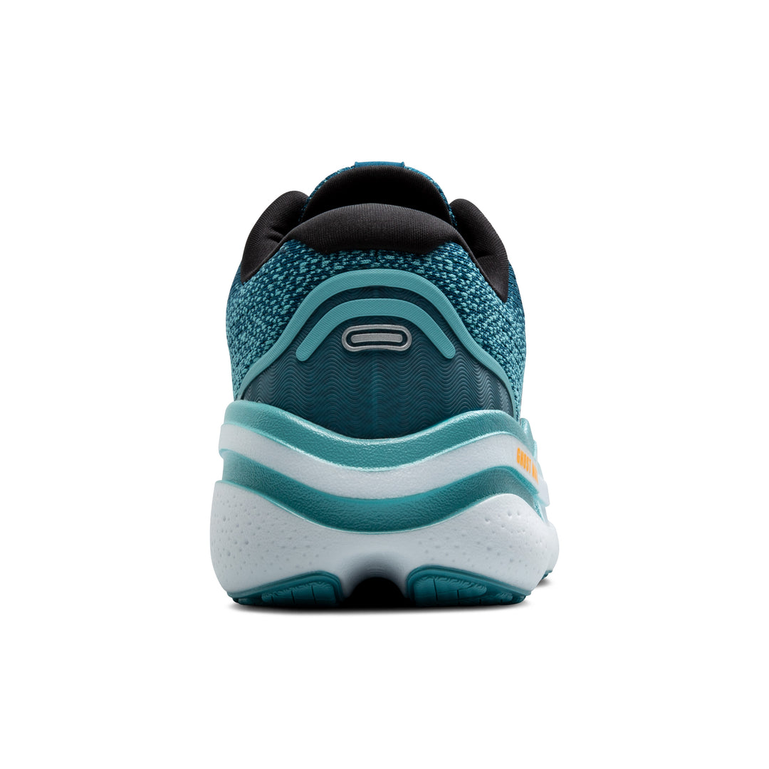 Brooks Mens Ghost Max 2 Wide - Moroccan Blue/Aqua/Orange Pop - Neutral