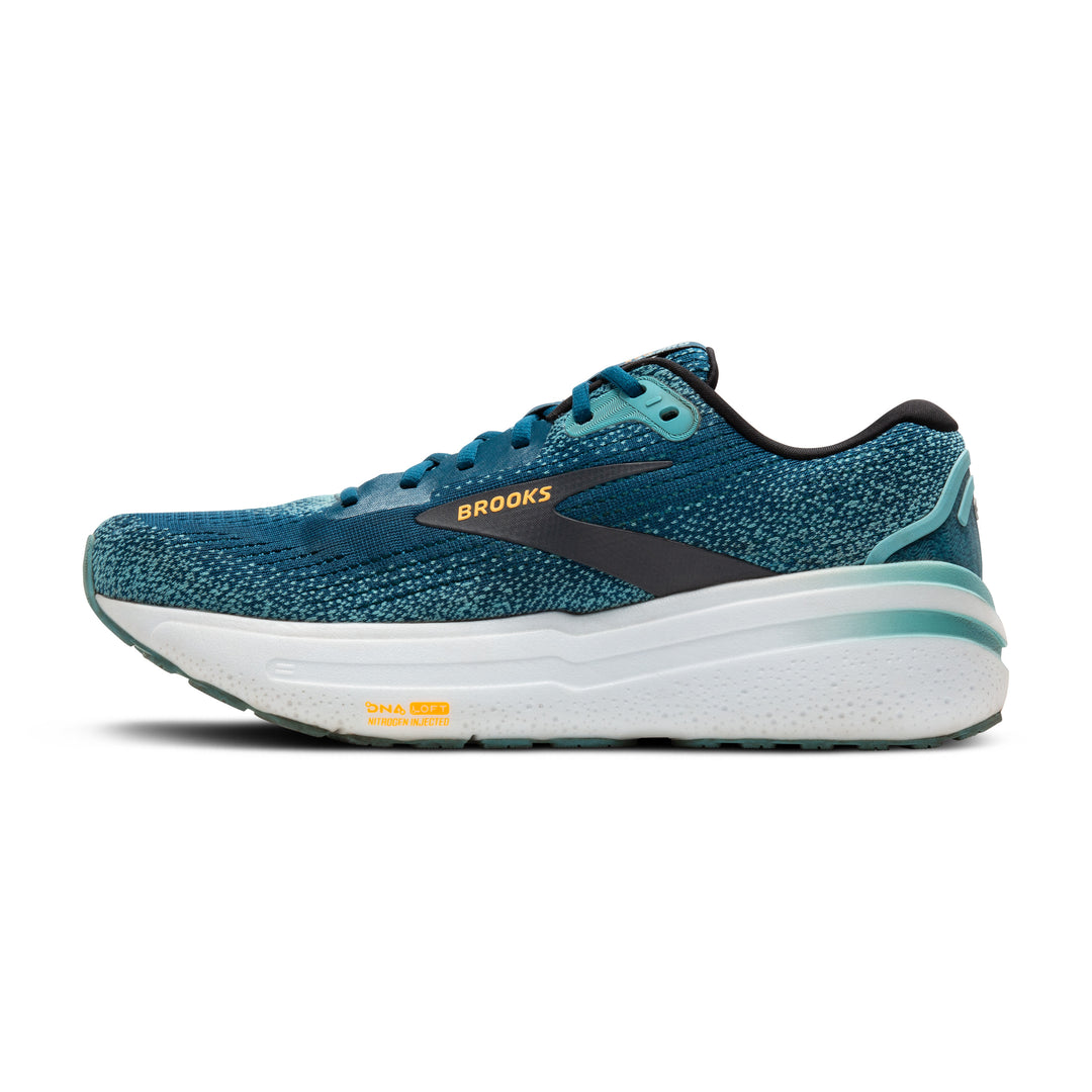 Brooks Mens Ghost Max 2 - Moroccan Blue/Aqua/Orange Pop - Neutral