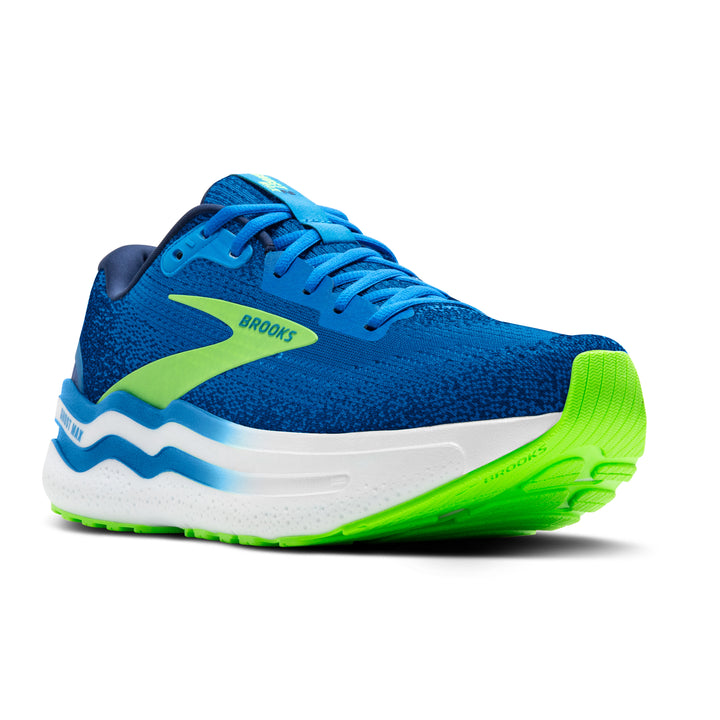 Brooks Mens Ghost Max 2 - Dutch Blue/Green Gecko/Peacoat - Neutral