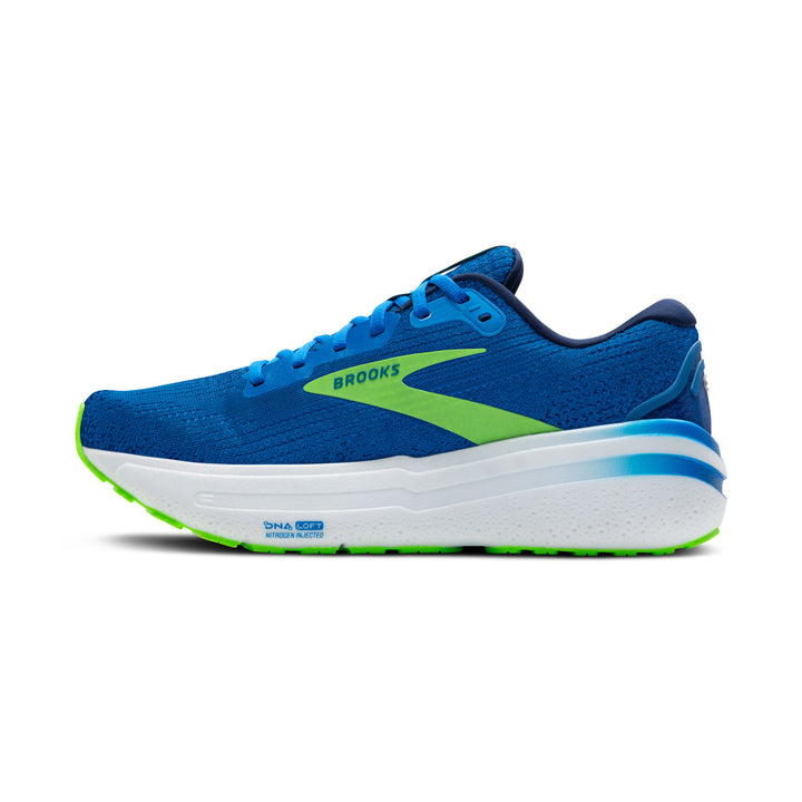 Brooks Mens Ghost Max 2 - Dutch Blue/Green Gecko/Peacoat - Neutral