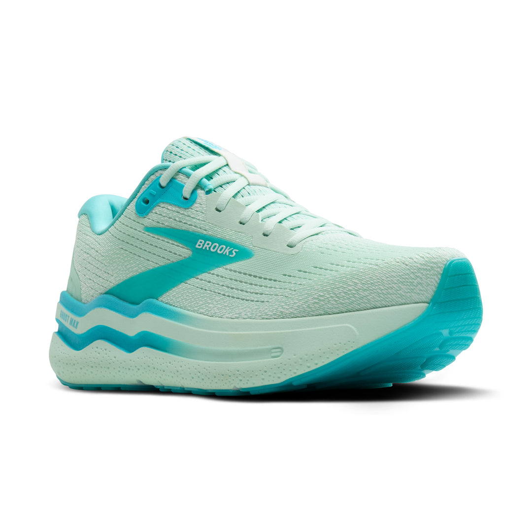 Brooks Mens Ghost Max 2 - Honeydew/Blue/White - Neutral - SS25