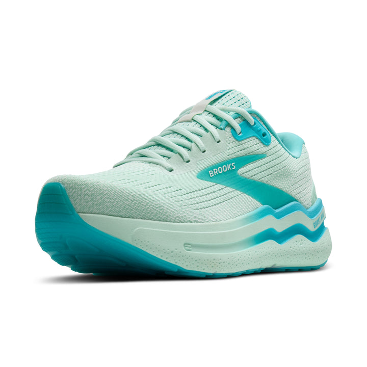 Brooks Mens Ghost Max 2 - Honeydew/Blue/White - Neutral - SS25