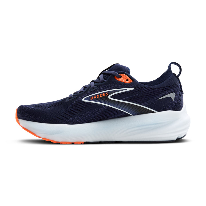 Brooks Mens Glycerin 22 - Peacoat/Blue Ribbon/Orange - Neutral - SS25