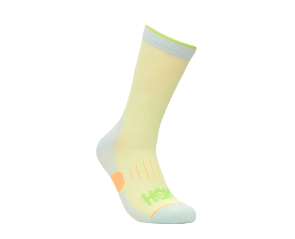 Hoka Unisex Crew Run Sock 3-Pack - Celery Root/Pink Twilight/ Oceanic