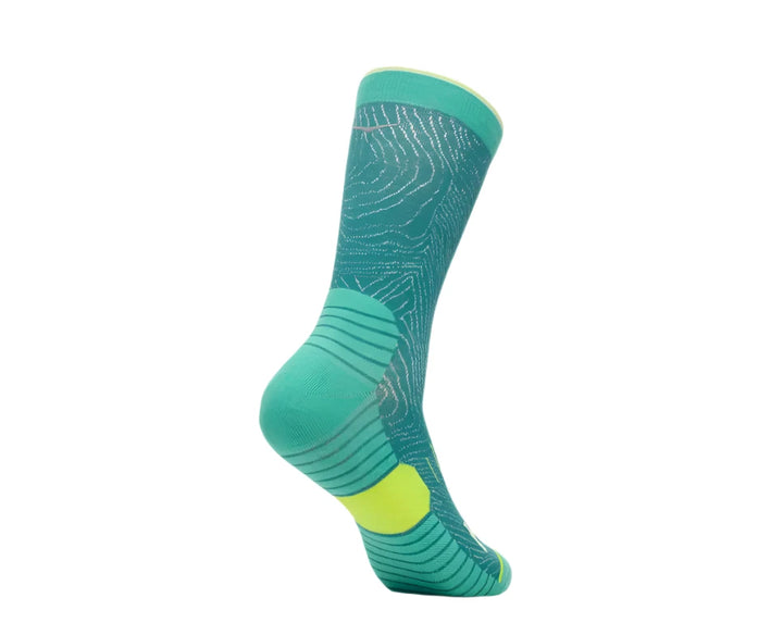 Hoka Unisex Crew Run Sock 3-Pack - Celery Root/Pink Twilight/ Oceanic