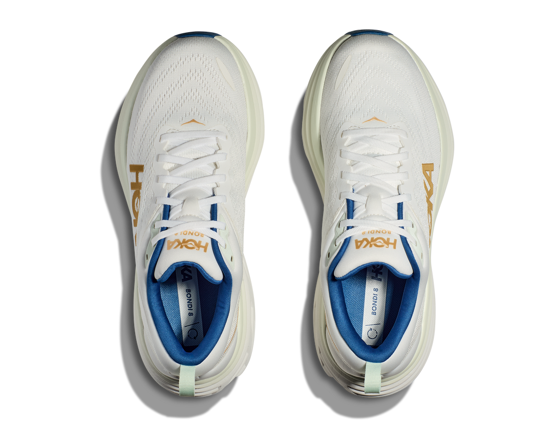 Hoka Mens Bondi 8 - Frost/Gold - Neutral