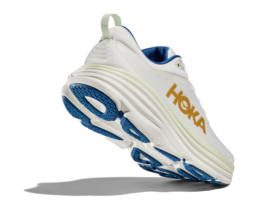 Hoka Mens Bondi 8 - Frost/Gold - Neutral