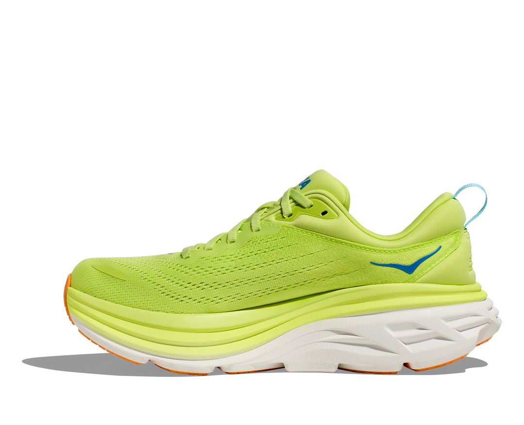 Hoka Mens Bondi 8 - Lettuce/Solar Flare - Neutral