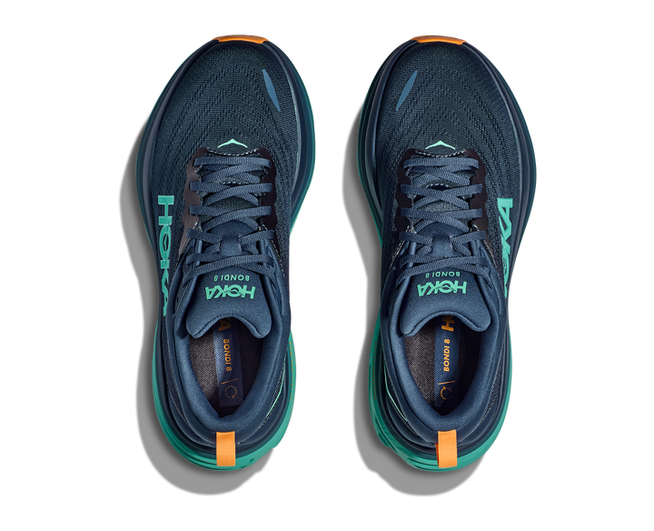 Hoka Mens Bondi 8 - Midnight/Shoreline - Neutral