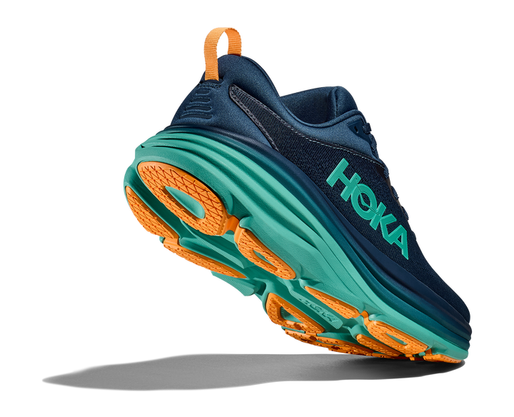 Hoka Mens Bondi 8 - Midnight/Shoreline - Neutral