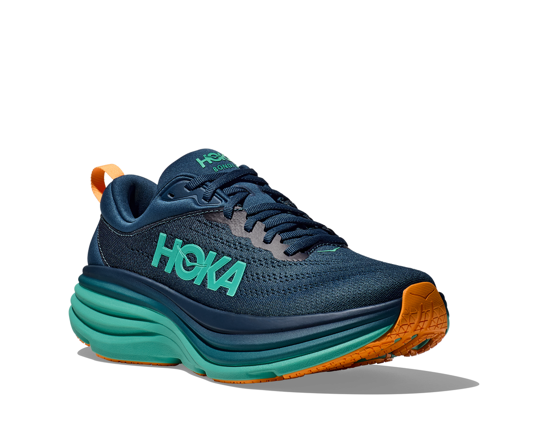 Hoka Mens Bondi 8 - Midnight/Shoreline - Neutral