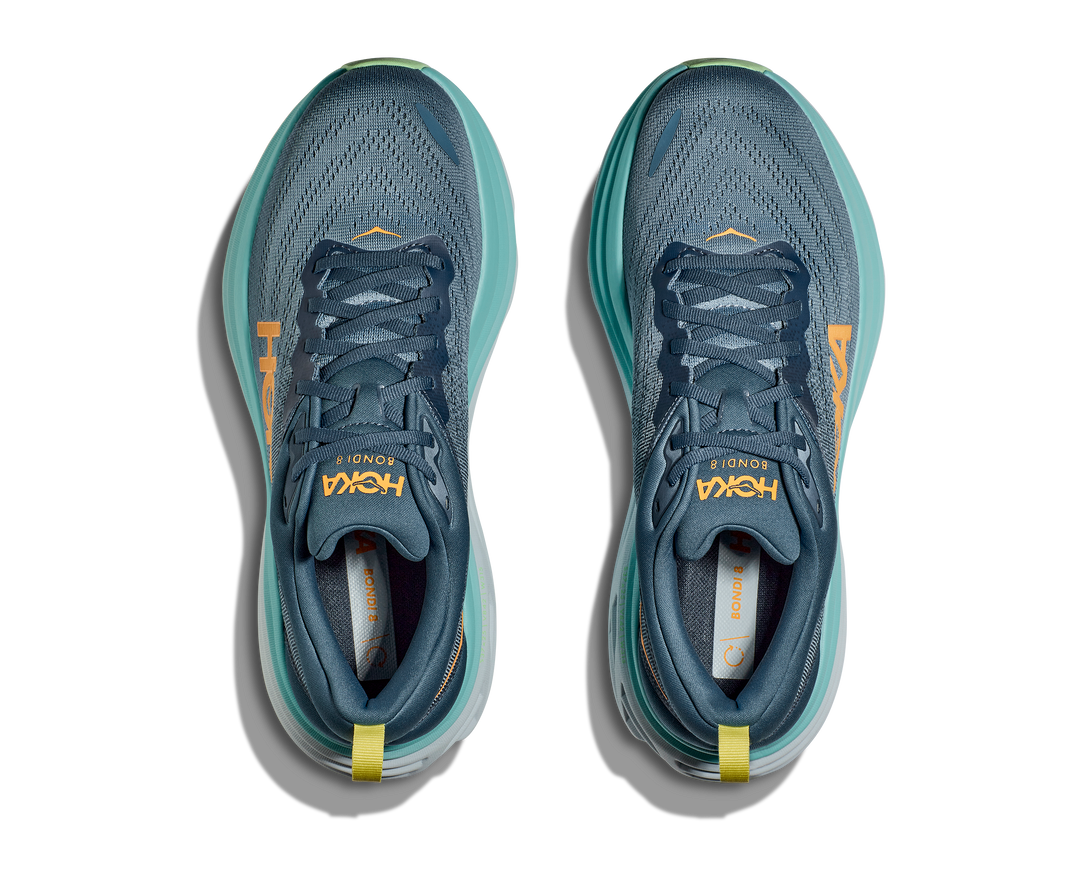 Hoka Mens Bondi 8 - Real Teal/Shadow - Neutral