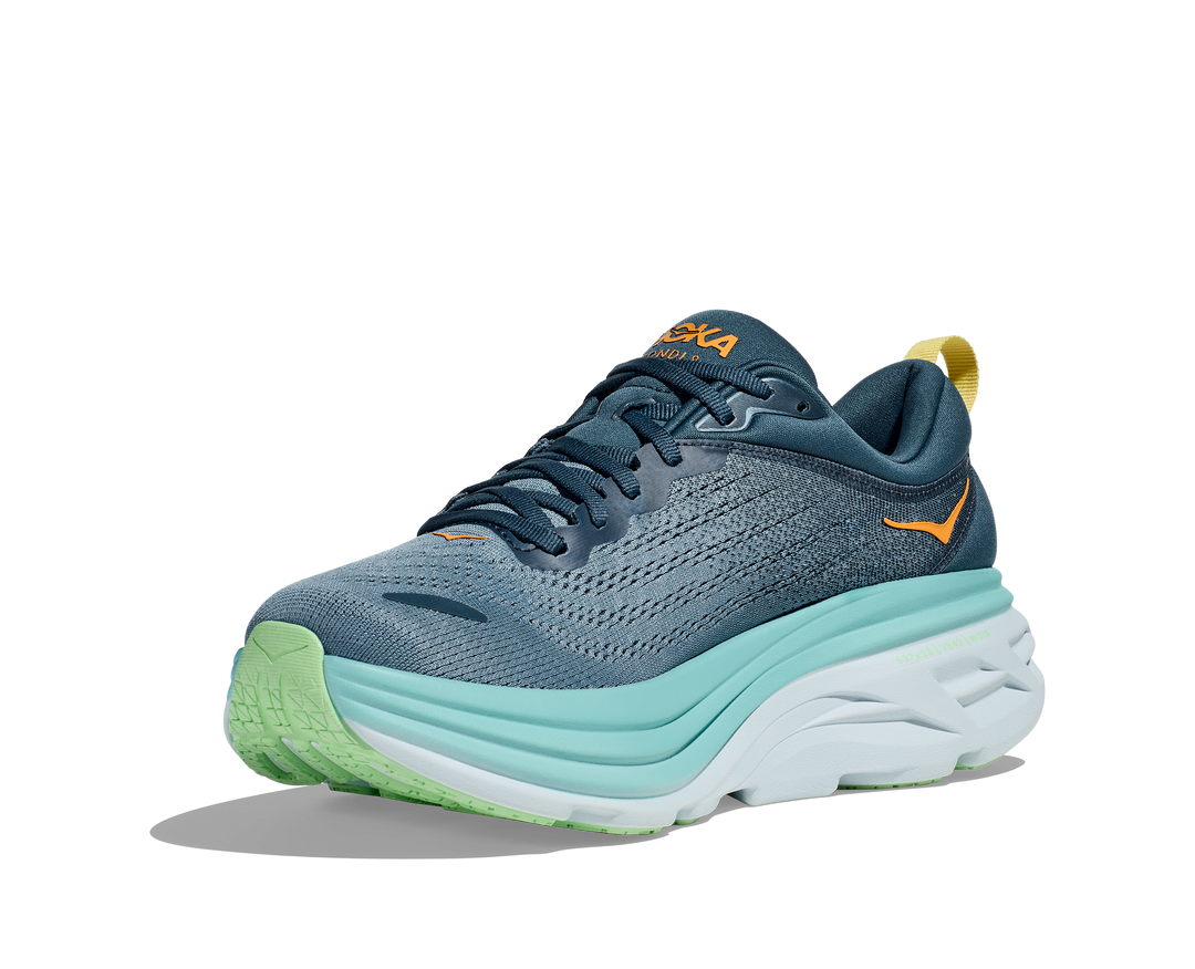 Hoka Mens Bondi 8 - Real Teal/Shadow - Neutral