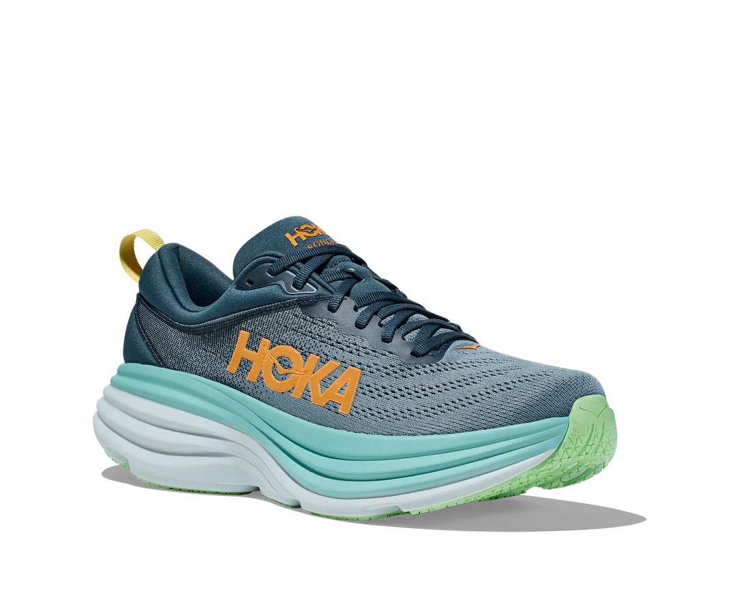 Hoka Mens Bondi 8 - Real Teal/Shadow - Neutral