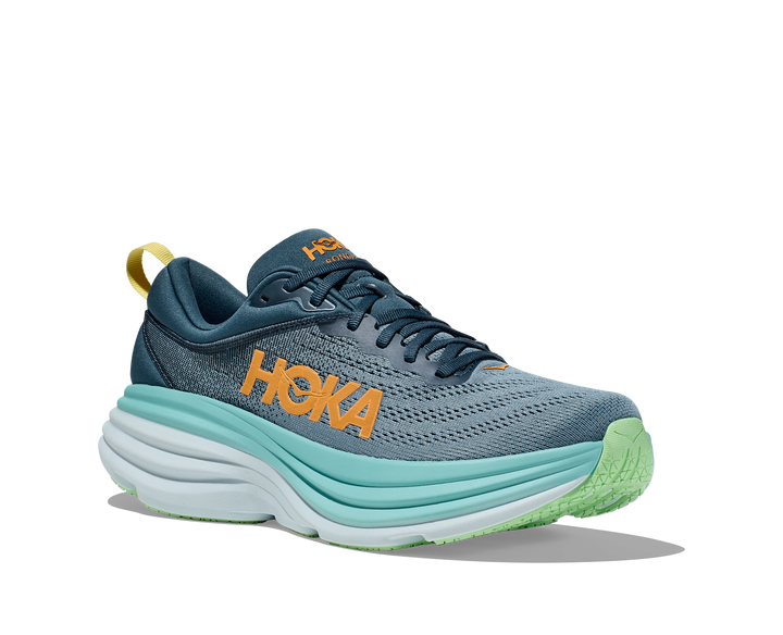 Hoka Mens Bondi 8 - Real Teal/Shadow - Neutral