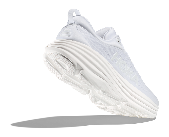 Hoka Mens Bondi 8 - White/White - Neutral