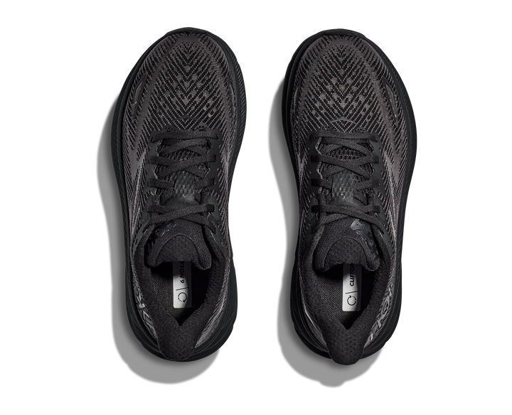 Hoka Mens Clifton 9 - Black/Black - Neutral