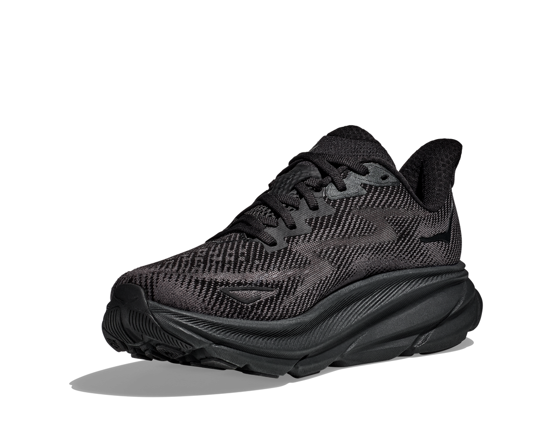 Hoka Mens Clifton 9 - Black/Black - Neutral