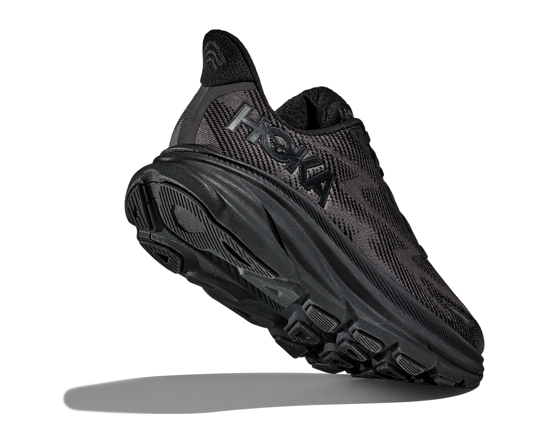 Hoka Mens Clifton 9 - Black/Black - Neutral