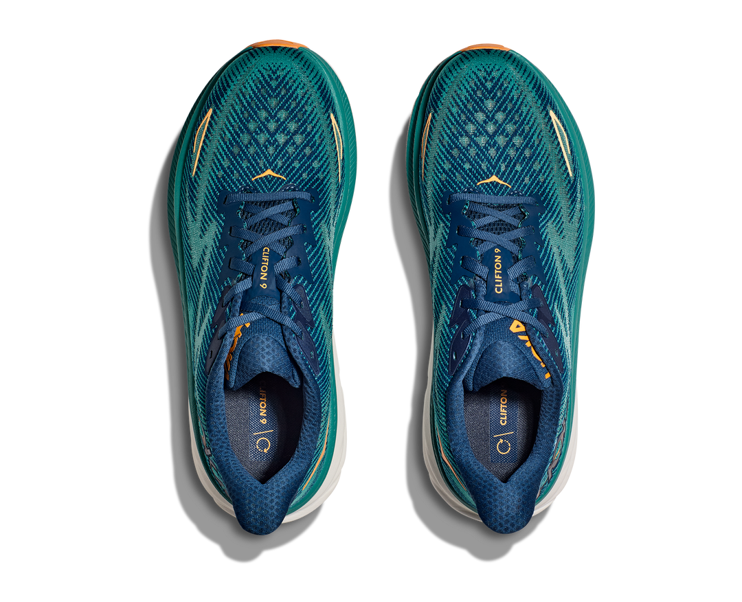 Hoka Mens Clifton 9 - Midnight/Oceanic - Neutral