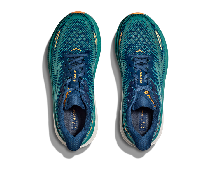 Hoka Mens Clifton 9 - Midnight/Oceanic - Neutral