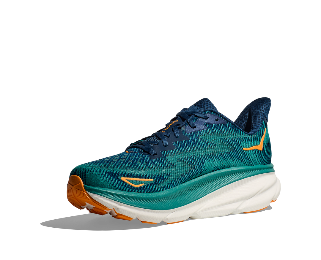 Hoka Mens Clifton 9 - Midnight/Oceanic - Neutral