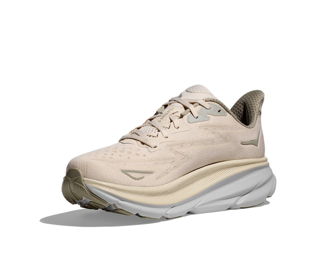 Hoka Mens Clifton 9 - Oat Milk/Barley - Neutral